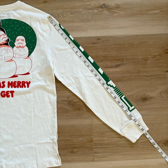 Darth Vader Holiday Long Sleeve T-Shirt for Adults S - Picture 5 of 7